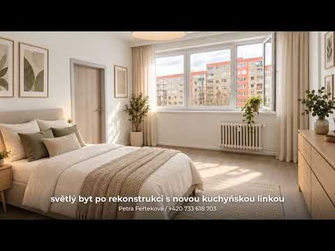 Video Pronájem pěkného bytu 2+1 po rekonstrukci na Barrandově