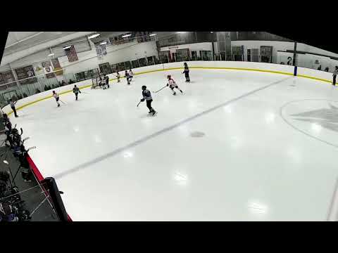 Rocco Lancia wins the faceoff to the RW who puts a nice shot in the net U14 game