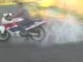 Honda CBR600 Palenie gumy