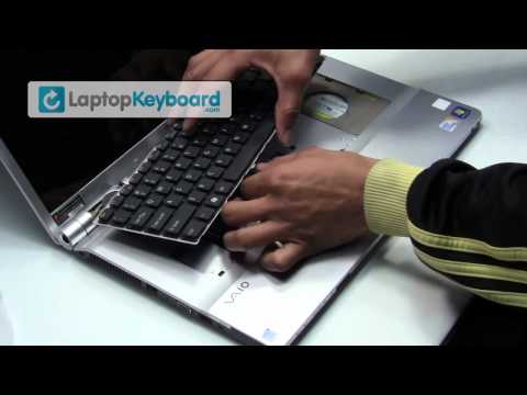 how to remove a keyboard from sony vaio vgn-nw20ef