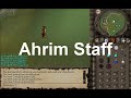 Runescape Barrows Item- Ahrim Staff