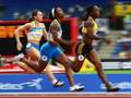 Shelly ann fraser 10:78 @ beijing olumics 2008 Jamaica 1,2,3