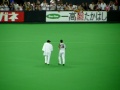 2010.9.2 武田勝と大野奨太、愛のレフスタ参り! 大野奨太