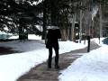 videos de Christina and the sidewalk snow dance