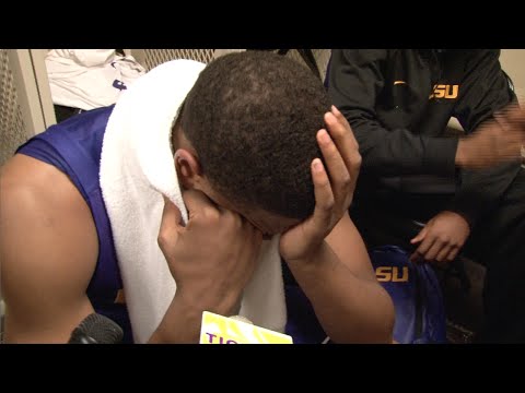 LSU Basketball Team Emotional After Tournament Loss