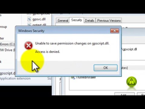 how to remove ownership of file windows 7