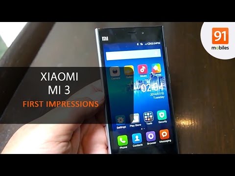Xiaomi Mi 3 first impressions