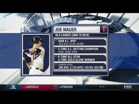 Video: Joe Mauer retires after 15 seasons with the Twins