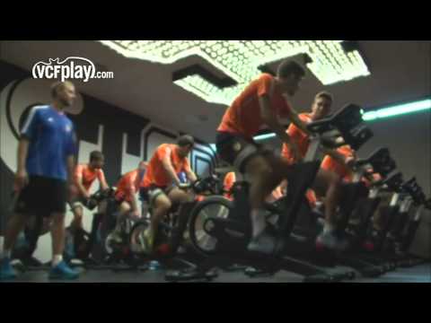 Valencia CF: El VCF se ejercita en el gimnasio de la sede de adidas Valencia CF: El VCF se ejercita en el gimnasio de la sede de adidas