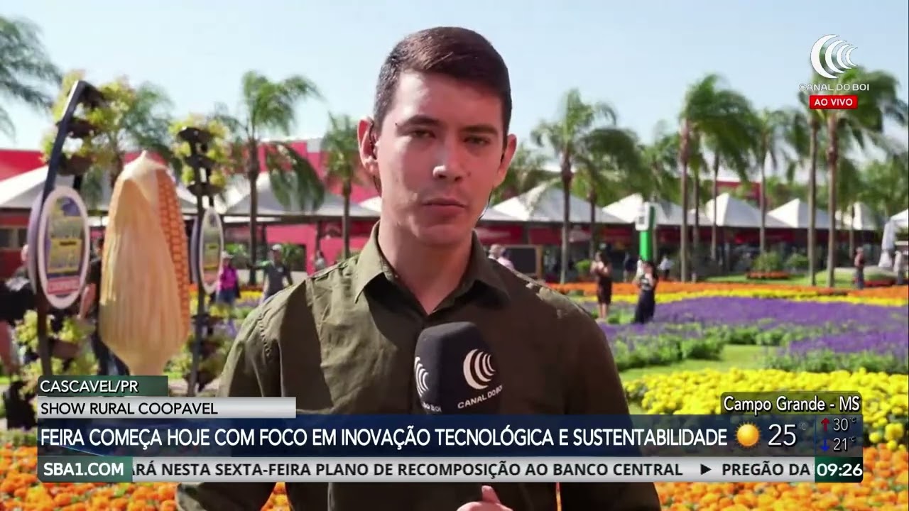 Show Rural Coopavel começa hoje com foco em inovação tecnológica e sustentabilidade