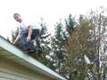 backflip of a garage