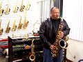 Jazz Great Azar Lawrence performing on IW601 tenor