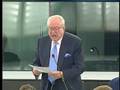 Intervention musclée de Jean-Marie Le Pen au Parlement europ