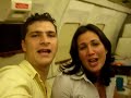 Party on the flight to Isla Margarita