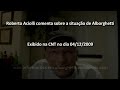 Roberto Aciolli comenta sobre o estado de saúde de Alborghetti