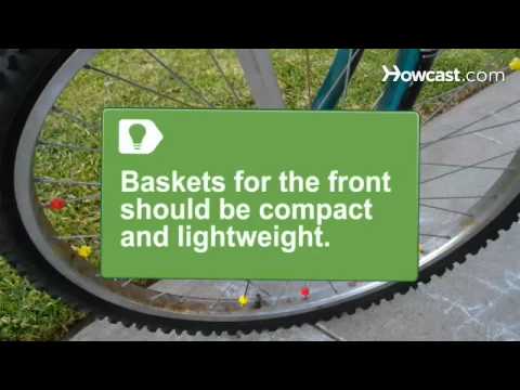 how to attach milk crate to bike