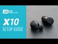 MEE audio X10 setup guide