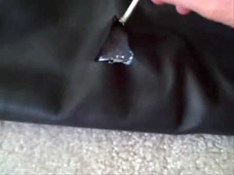 how to repair tear in leather