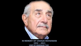 In Memory of Armenian Philanthropist Vahakn Hovnanian