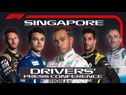 Video | Bekijk de persconferentie met Hamilton, Ricciardo, Kubica, Grosjean en Norris