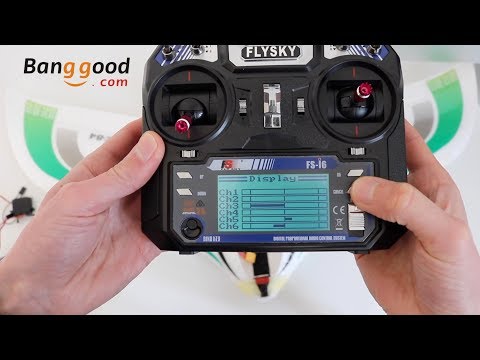 FlySky FS-i6 Radio Review (fromBanggood) & Setting up the Radio for a Flying Wing