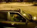 messin about in a car park with a quadra