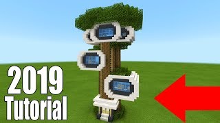 Minecraft Tutorial: How To Make A Modern Survival Tree House 2019