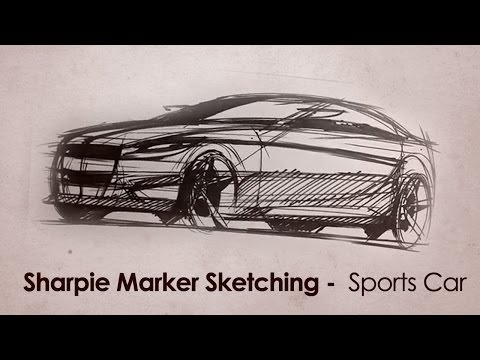 How to Draw Cars with a Sharpie Marker