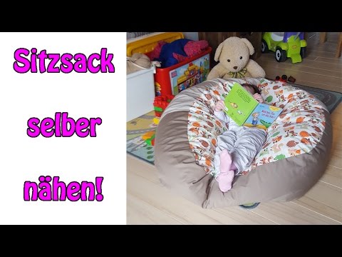 Sitzsack für Kinder selber nähen | Nähen für Anfänger |DIY Tutorial