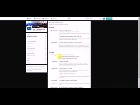 how to make twitter private
