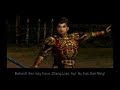a cutscene from battle of he fei from dynasty warriors 5