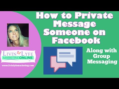 how to send a facebook private message