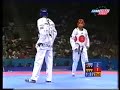 Faissal Ebnoutalib Olympia 2000 Finale vs Cuba Taekwondo 2. Runde