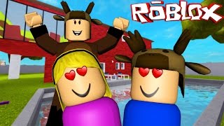 Roblox Adventures / BABY KISSES A GIRL IN ROBLOX