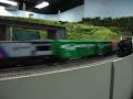 NJ Transit U34ch freight passing steam train