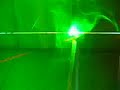 120mw green laser pointer Beat the red-headed match