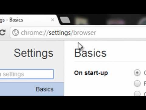how to set a homepage on chrome