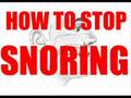 how to cure snoring, how to stop snoring