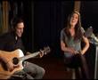 Amy Pearson rehearsing for Don't Miss You acoustic