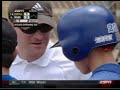 Stephanie Blagaich get hits in the face with softball Stephanie Blagaich get hits in the face with softball
