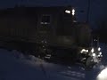 Local Freight Train in Fresh Wisconsin Snow