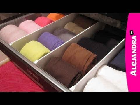 how to organize socks