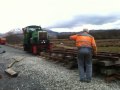 Welsh Highland Railway - Pont Croesor Loop South Point Install 1 27/02/10