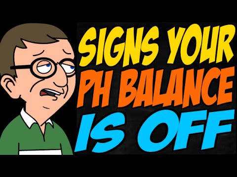 how to know if ph balance is off