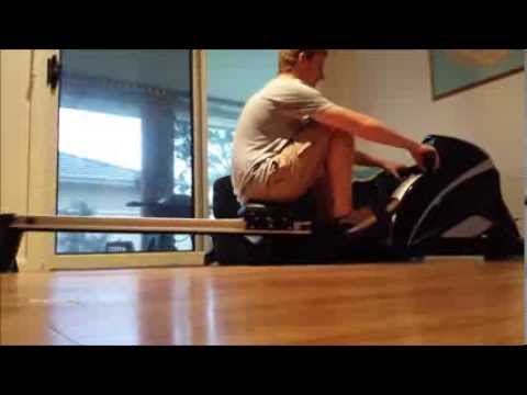 how to use the rowing machine