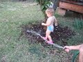 Toddler & the Hose