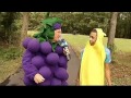 NBC station WRC, Pat Collins Wears Grape Costume to Interview Student Suspended For Banana Costume