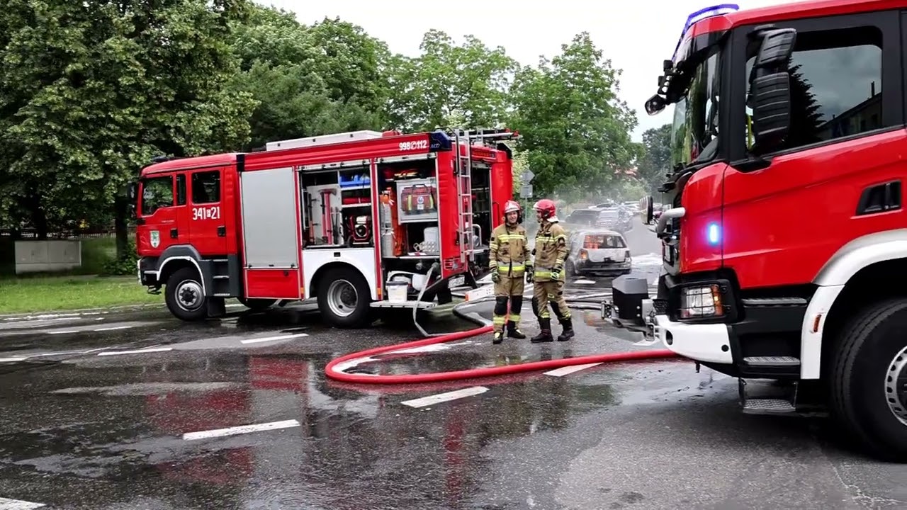 W wybuchu paliwa w samochodzie w Zielonej Górze zginął 39-letni mężczyzna (FILM)