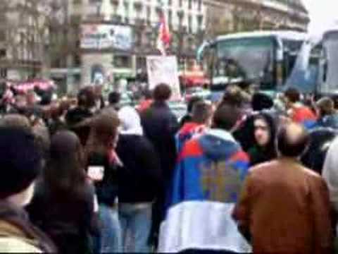 KOSOVO JE SRBIJA MANIF PARIS 02/03/08 - [005]