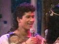 Mario Lopez lip syncing on Saved by the Bell